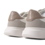 ZARA HEEL DETAIL SNEAKERS -WHT