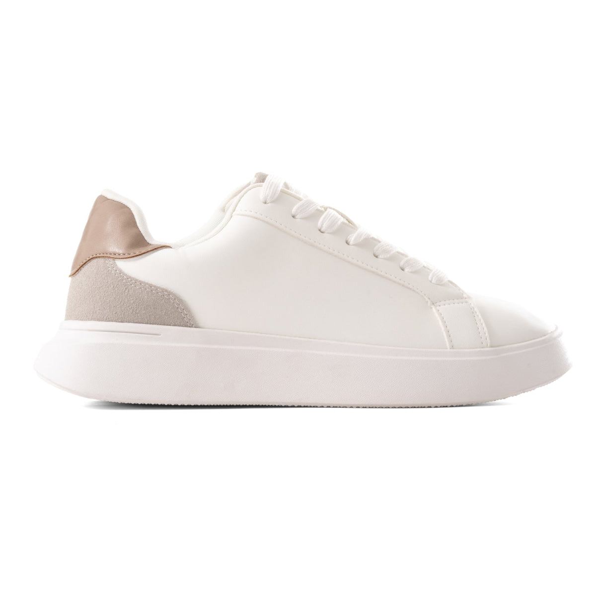 ZARA HEEL DETAIL SNEAKERS -WHT - White / 40