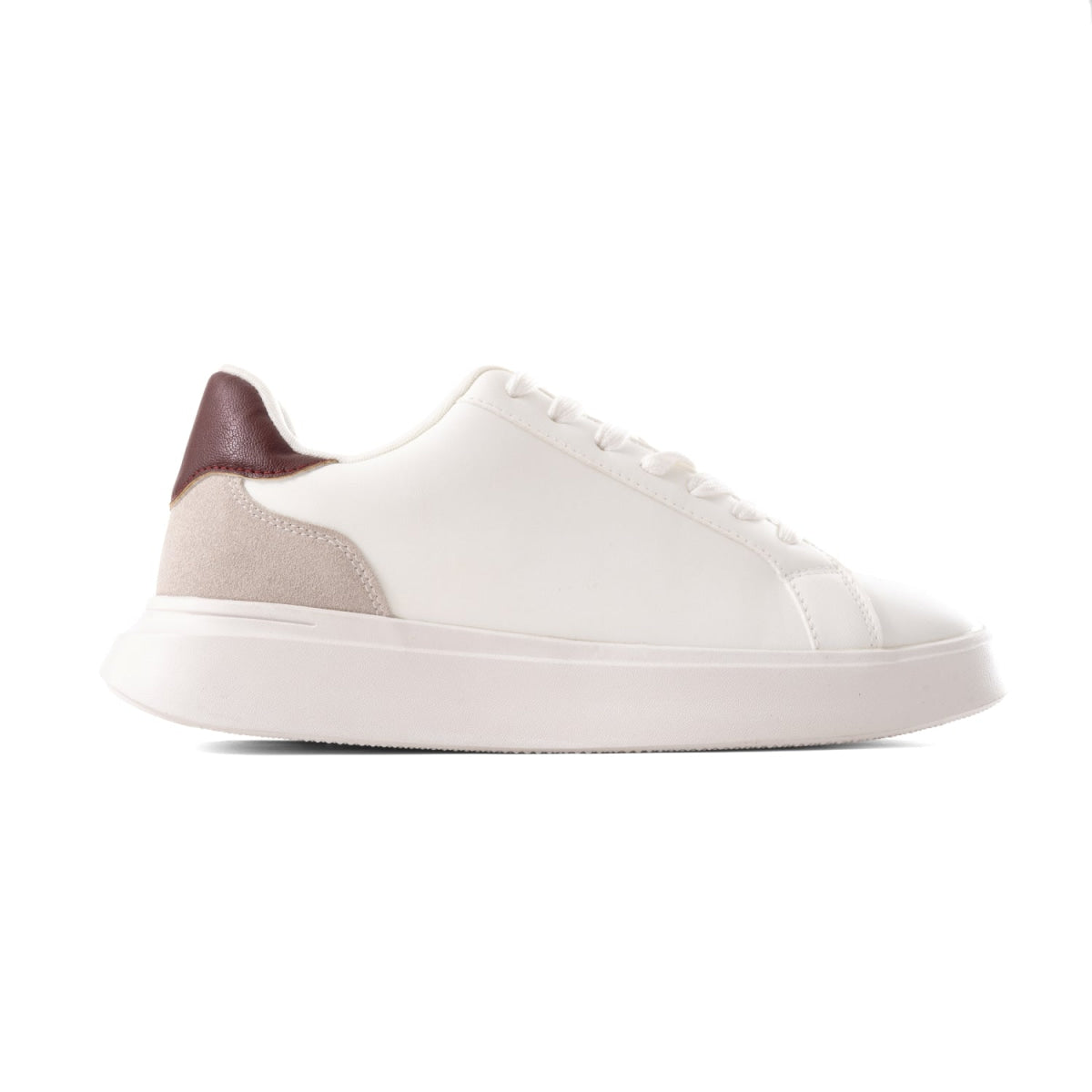 ZARA HEEL DETAIL SNEAKERS -WHT - White / 40