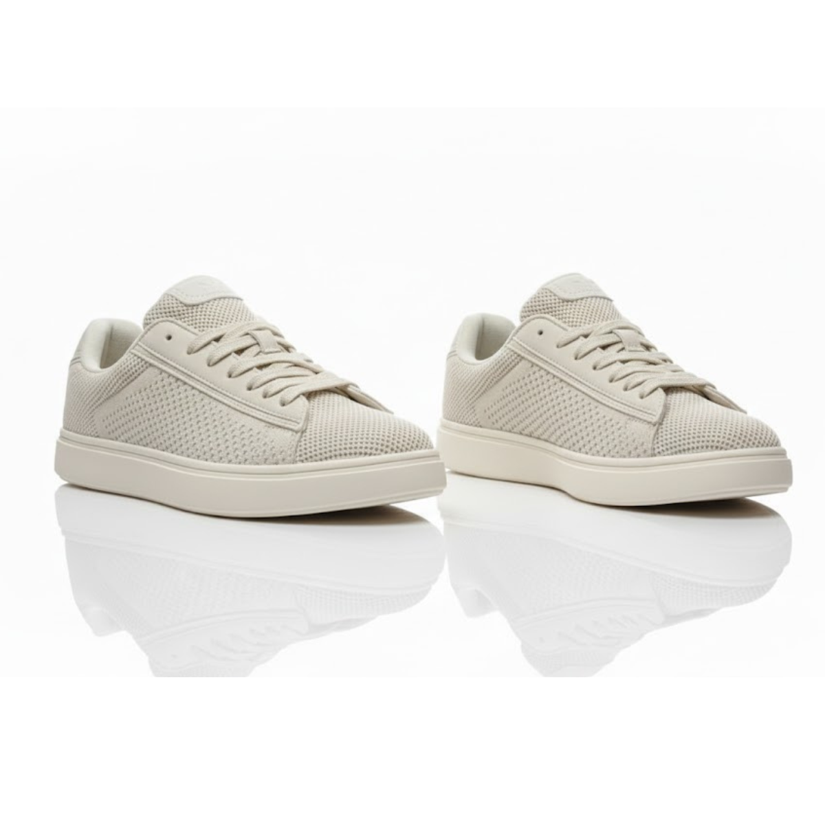 ZARA KNIT FABRIC SNEAKERS Men - BEG