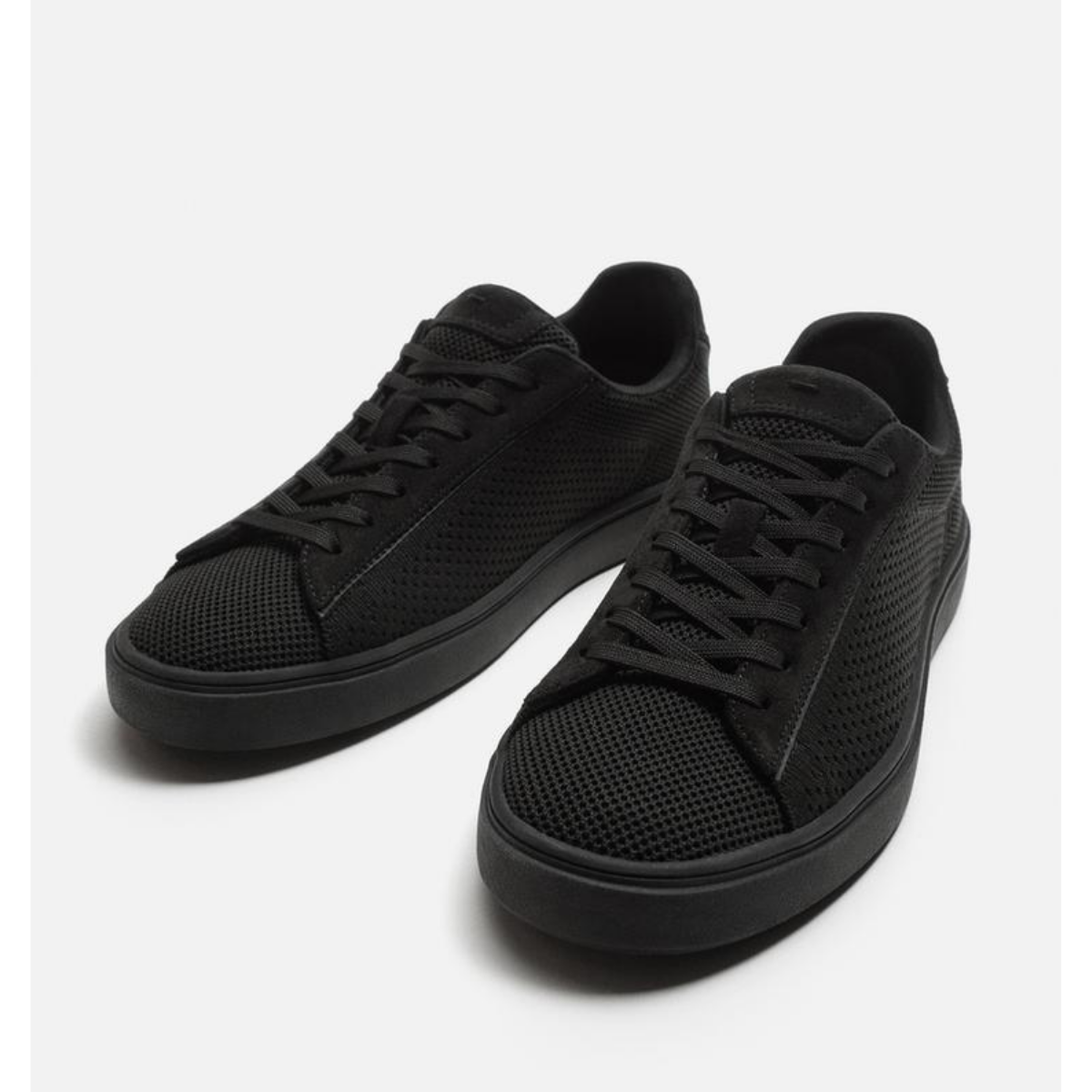 ZARA KNIT FABRIC SNEAKERS Men - BLK