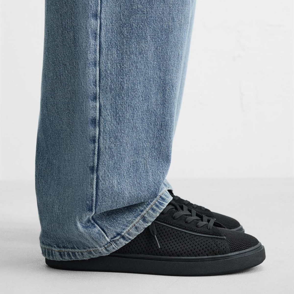 ZARA KNIT FABRIC SNEAKERS Men - BLK