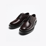 ZARA Lace Up Oxford 2402-123-022 - BUR - Burgundy / 42