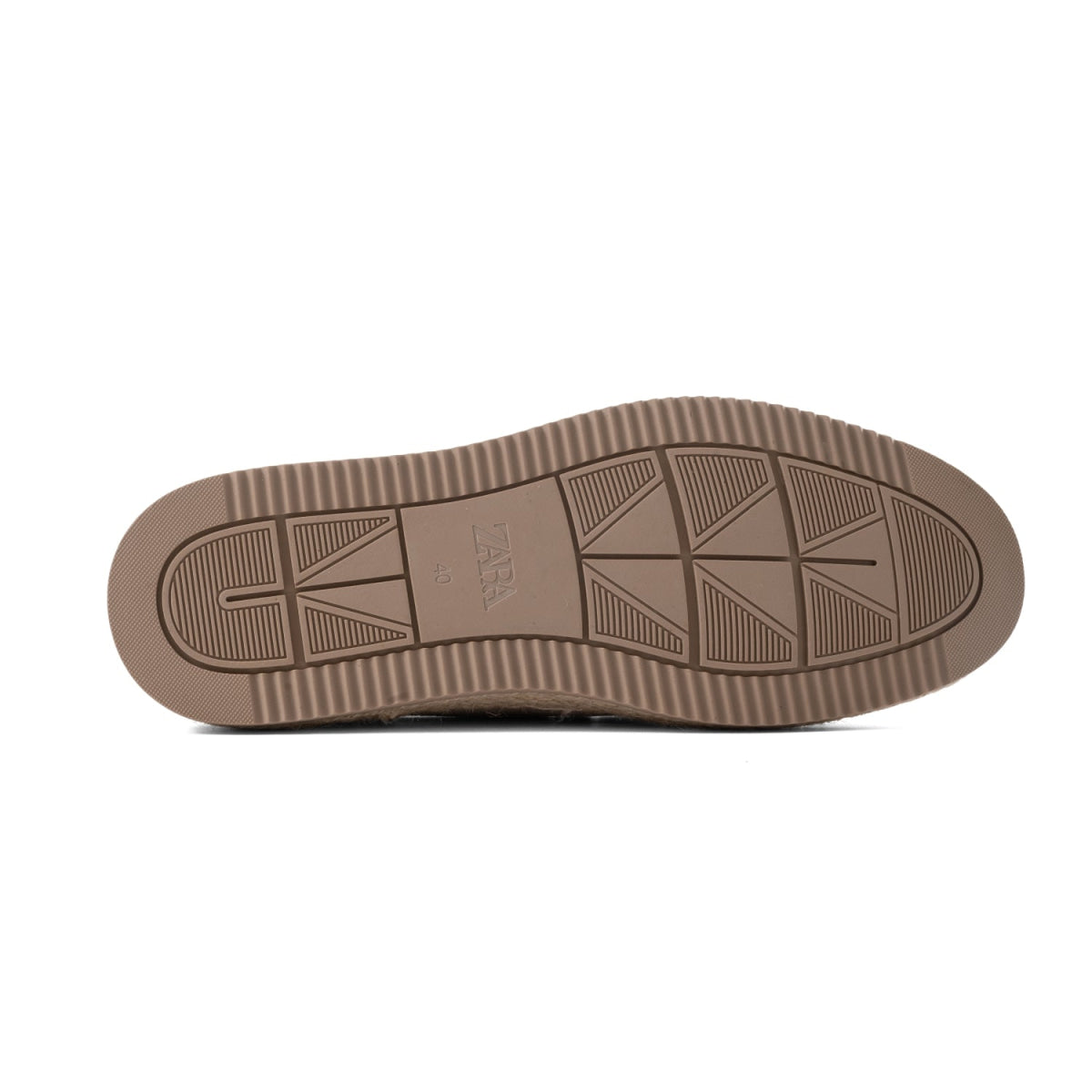Zara Leather And Jute Loafers Sneakers Man-2639/520