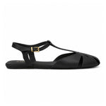 ZARA Leather Crab2 Sandals Women 1615-0230 - BLK