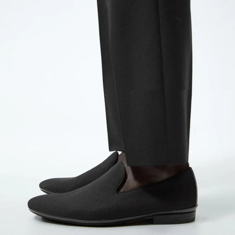 ZARA LEATHER FINISH LOAFERS 2605-920-040-BLK - Black / 42