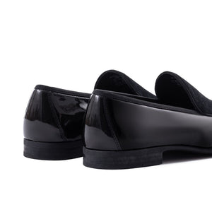 ZARA LEATHER FINISH LOAFERS 2614-820-040-BLK