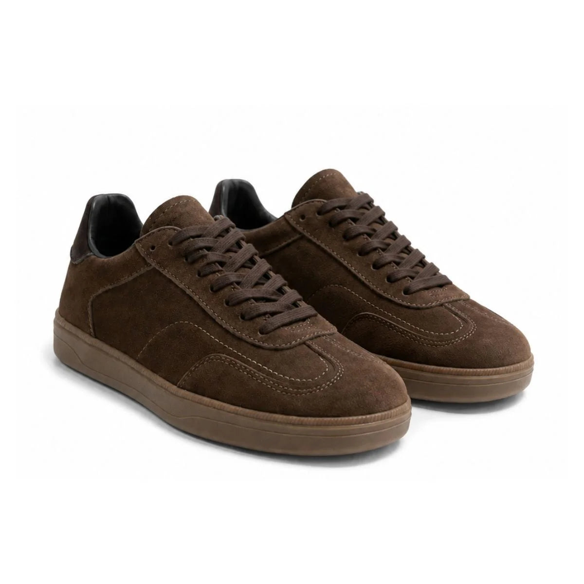 ZARA Leather Sneakers Men 2288-720-700 - Brown / 39