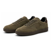 ZARA Leather Sneakers Men 2288-720-802 - Olive / 40