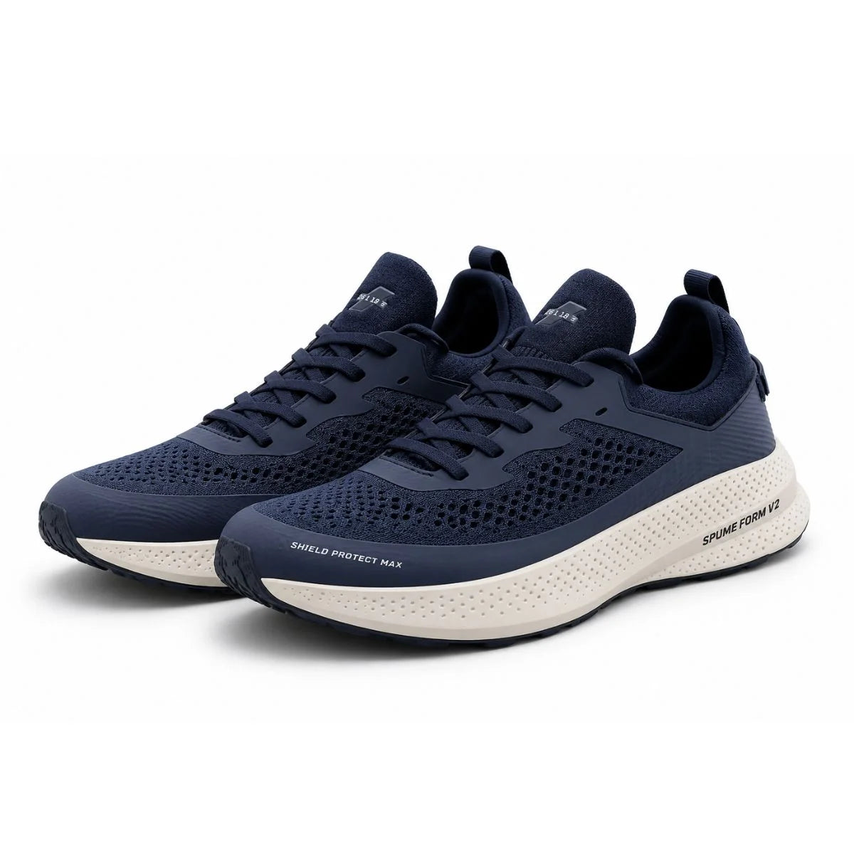 ZARA Leather Sneakers Men 2330-620-400 - Navy / 40