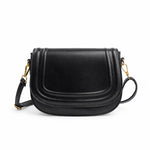 ZARA Long crossbody strap with canvas fabric Women - BLK - Black
