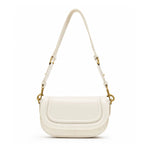 ZARA Long crossbody strap with canvas fabric Women - CRM - Cream