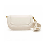ZARA Long crossbody strap with canvas fabric Women - CRM - Cream
