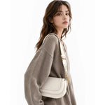 ZARA Long crossbody strap with canvas fabric Women - CRM - Cream