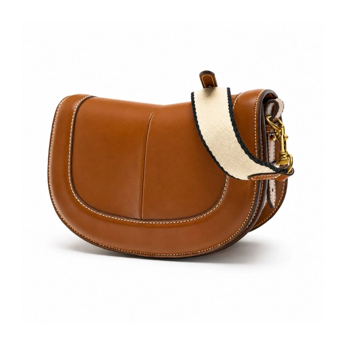 ZARA Long crossbody strap with canvas fabric Women - TAN - Tan