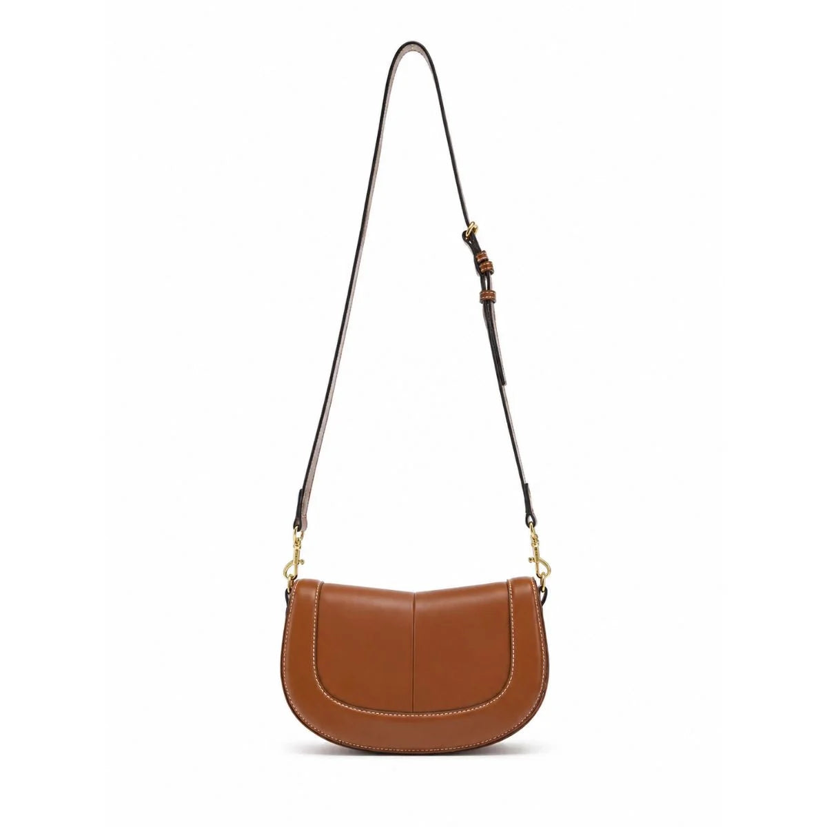 ZARA Long crossbody strap with canvas fabric Women - TAN - Tan