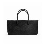 ZARA Long Twisted Tote Shoulder Bag Women - BLK - Black