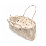 ZARA Long Twisted Tote Shoulder Bag Women - CRM - Cream