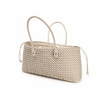 ZARA Long Twisted Tote Shoulder Bag Women - CRM - Cream