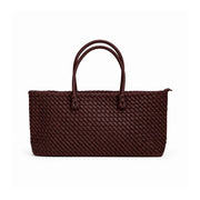ZARA Long Twisted Tote Shoulder Bag Women - DRKBUR - Dark Burgundy