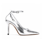 ZARA METALLIC-EFFECT SLINGBACK Sandals Women - SLV