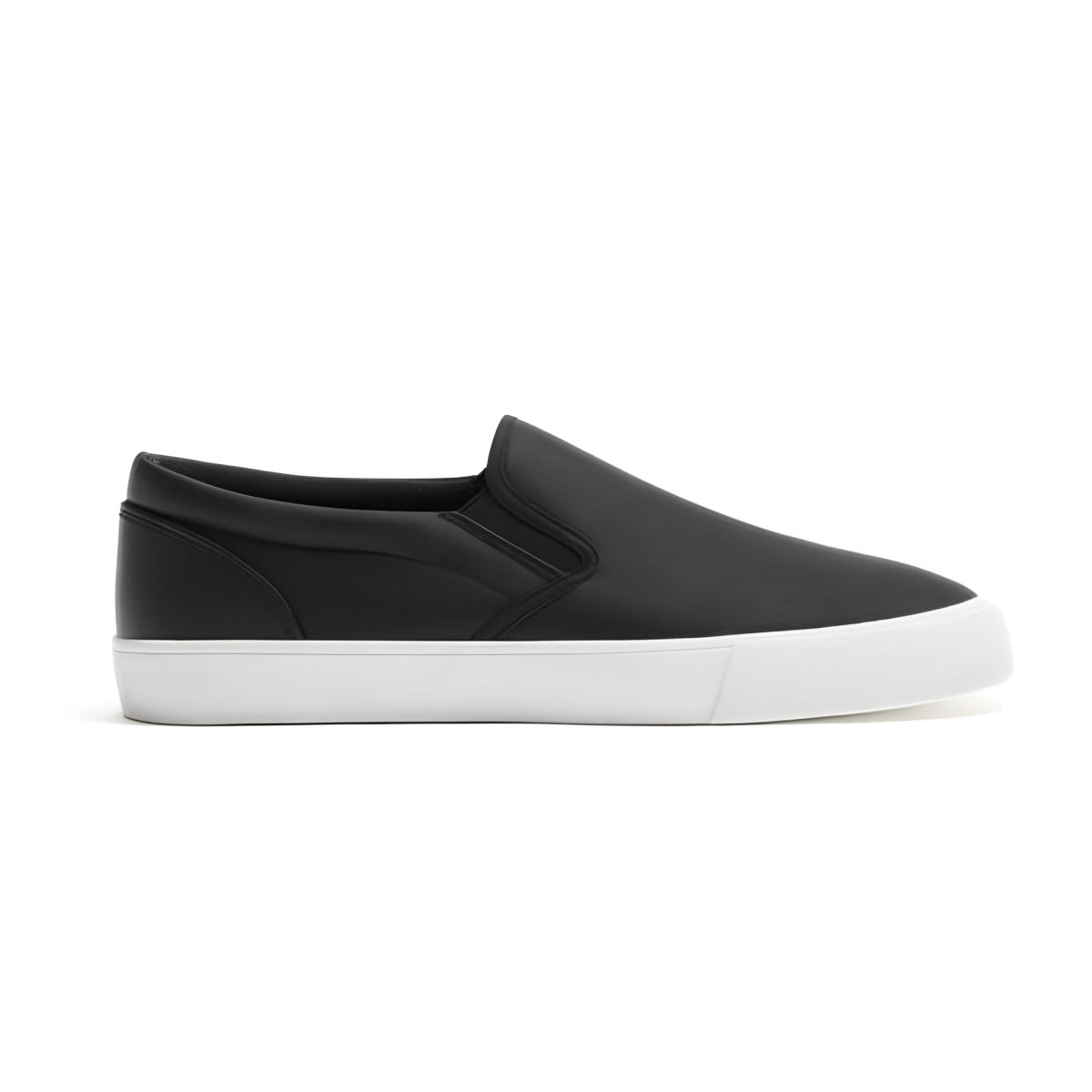ZARA Monochrome Basic Slip On Sneakers 2207 320 BLK Black / 40