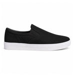 ZARA Monochrome Basic Slip-On Sneakers 2207-320-BLK - Black / 40