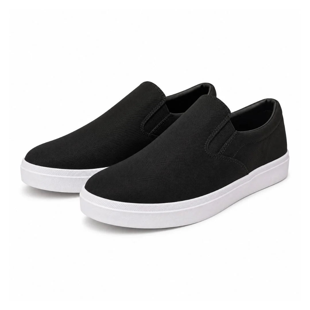 ZARA Monochrome Basic Slip-On Sneakers 2207-320-BLK