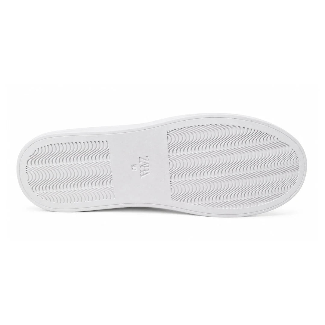ZARA Monochrome Basic Slip-On Sneakers 2207-320-WHT