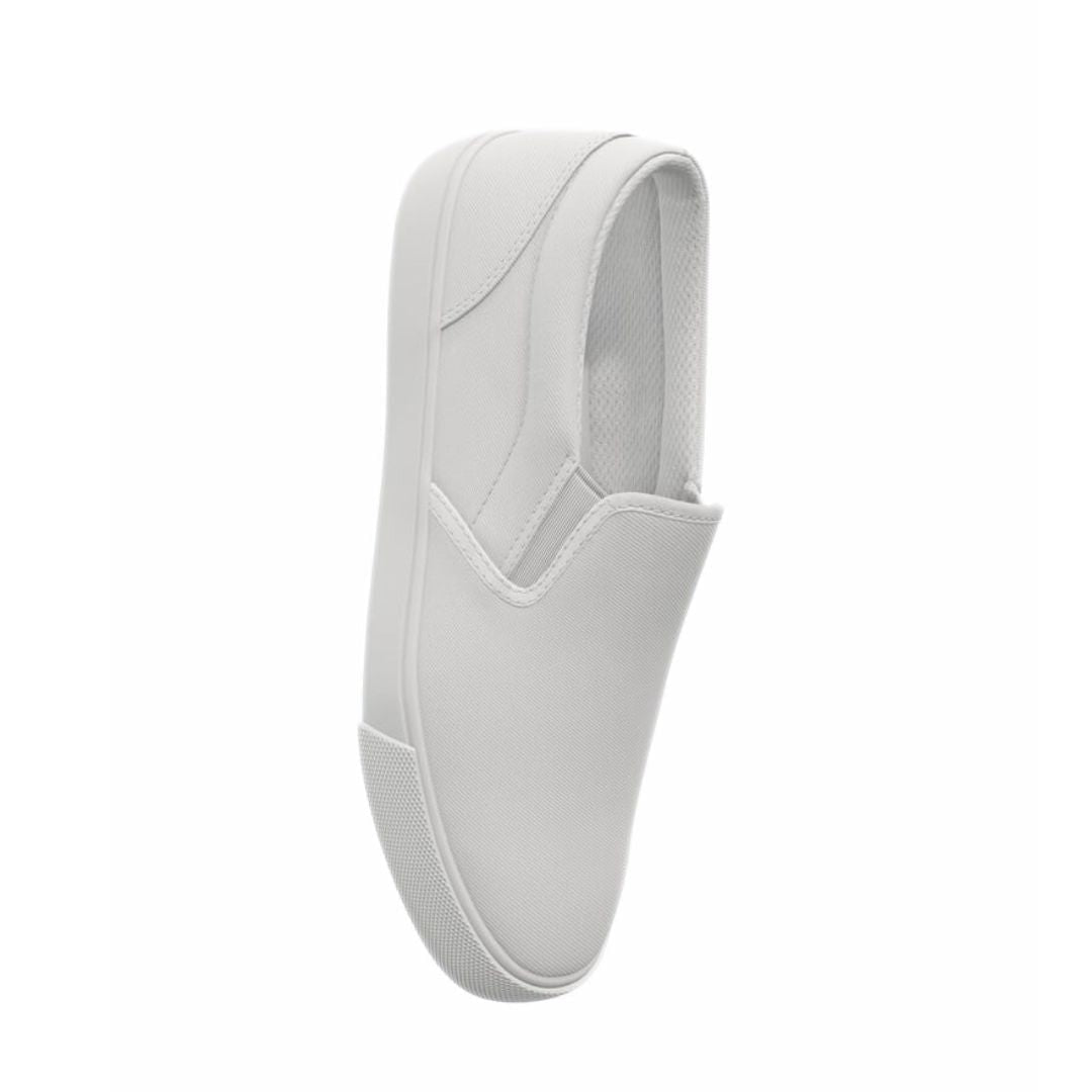 ZARA Monochrome Basic Slip On Sneakers 2207 320 WHT