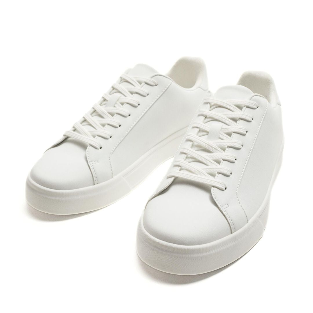 ZARA Monochrome Basic Sneakers 2211 520 WHT