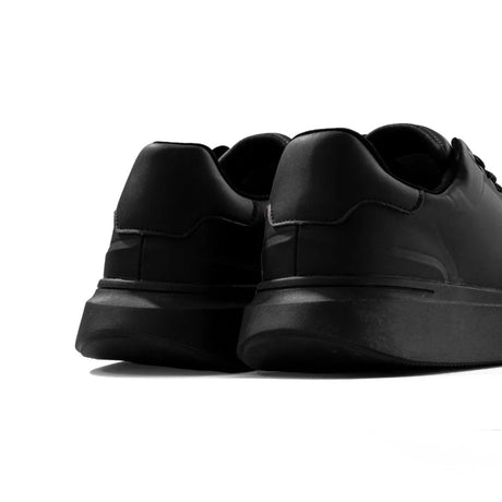 ZARA MONOCHROME CHUNKY 2 SOLE SNEAKERS - BLK