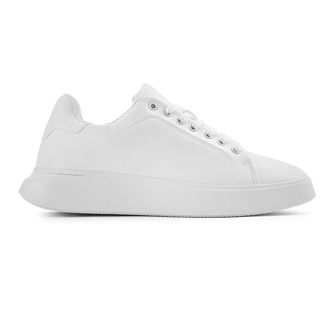 ZARA MONOCHROME CHUNKY 2 SOLE SNEAKERS - WHT - White / 40