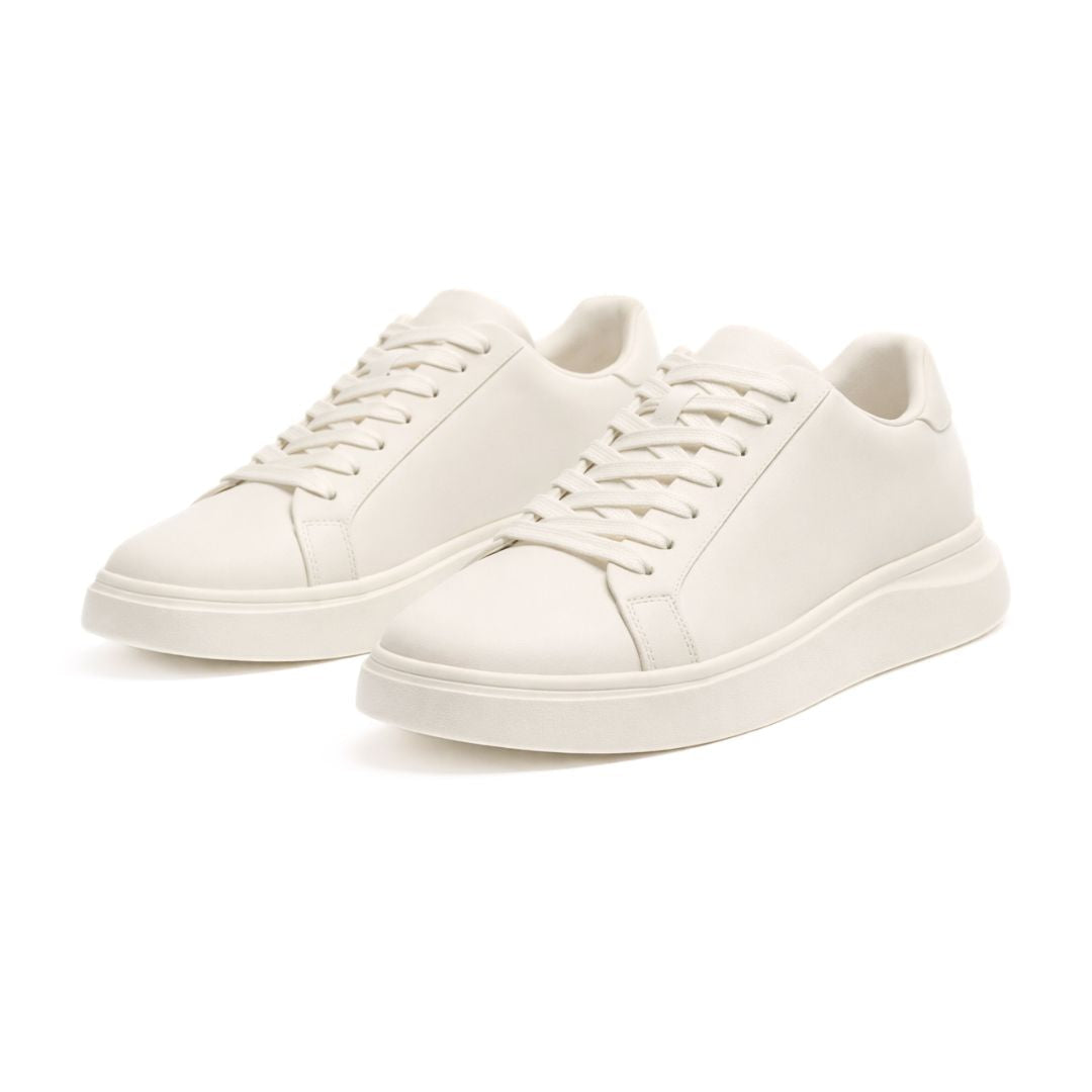 ZARA MONOCHROME CHUNKY SOLE SNEAKERS 2201-520-OFFWHT