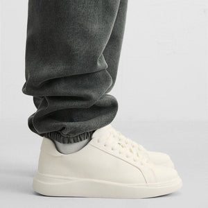ZARA MONOCHROME CHUNKY SOLE SNEAKERS 2201-520-OFFWHT
