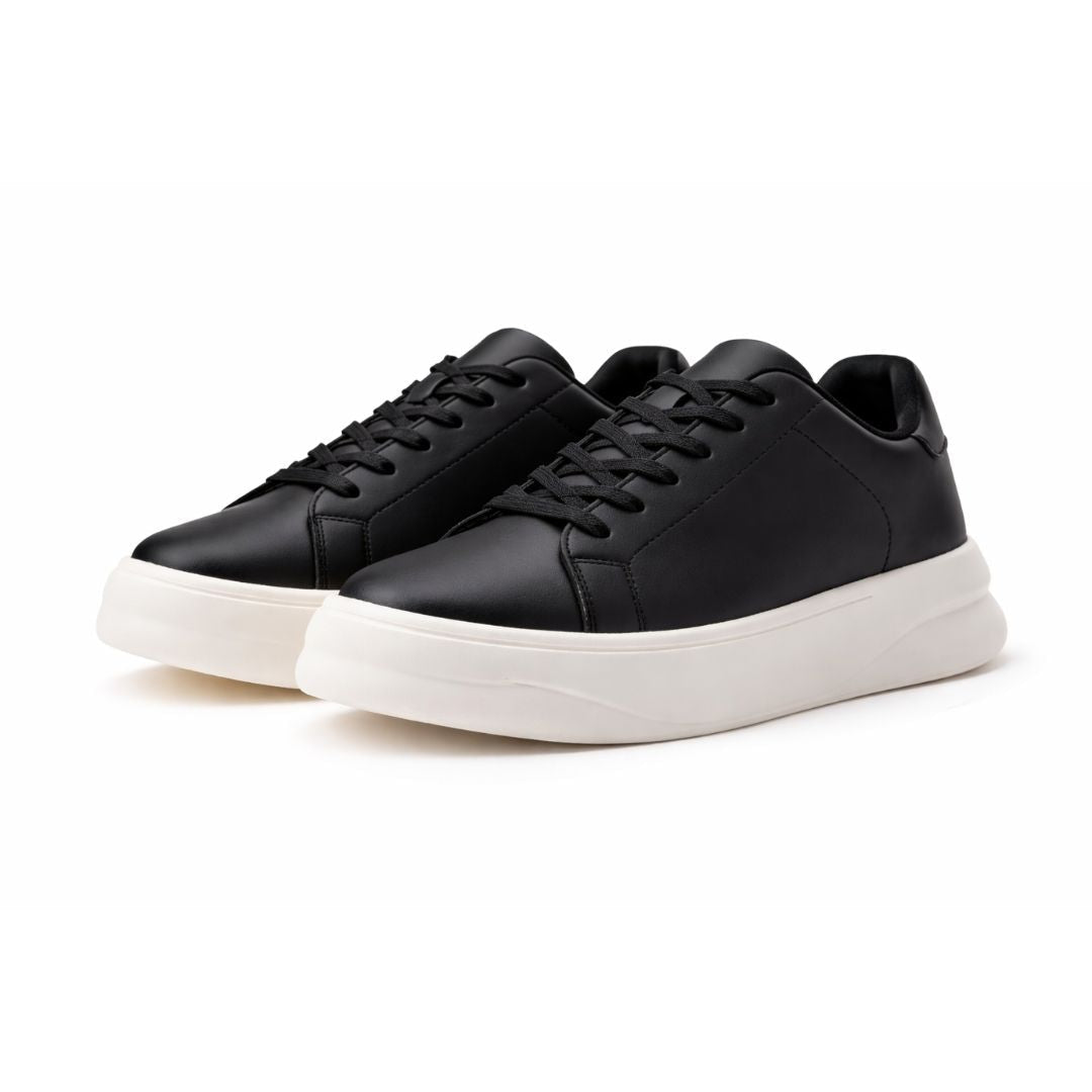 ZARA MONOCHROME CHUNKY SOLE SNEAKERS 2255-120-BLKWHT