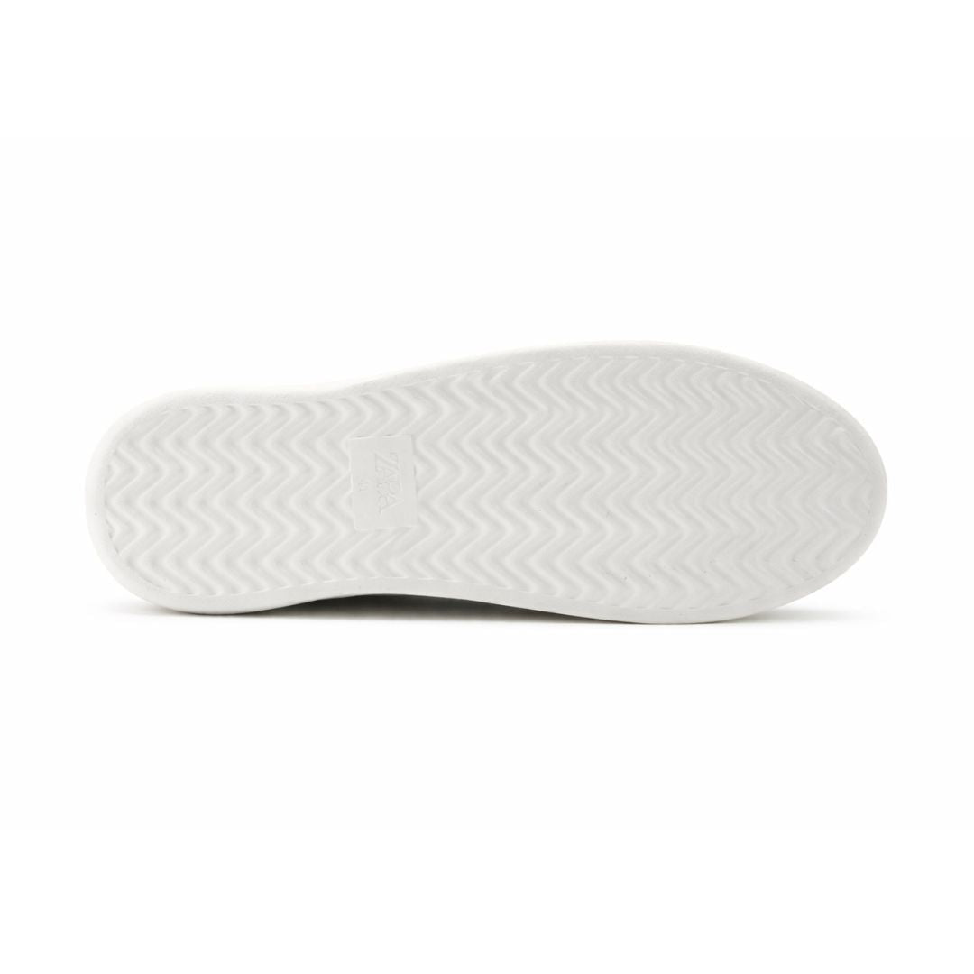 ZARA MONOCHROME CHUNKY SOLE SNEAKERS 2255-120-BLKWHT