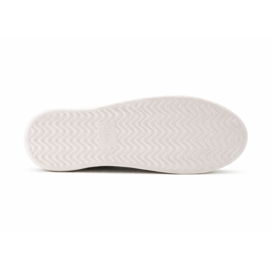ZARA MONOCHROME CHUNKY SOLE SNEAKERS 2255-120-BLKWHT