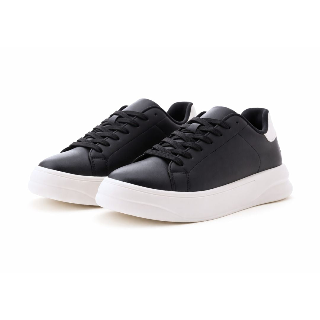 ZARA MONOCHROME CHUNKY SOLE SNEAKERS 2255-120-BLKWHT