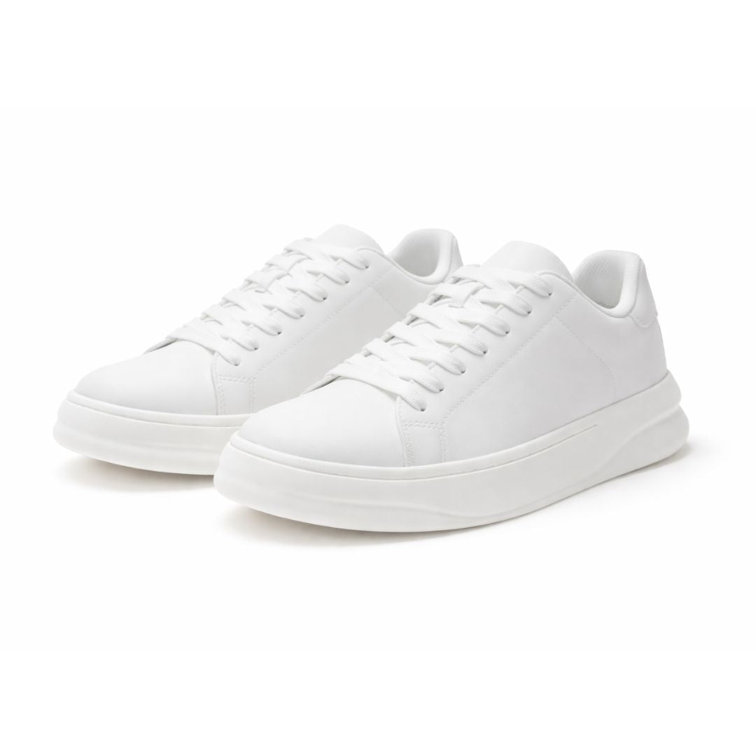 ZARA MONOCHROME CHUNKY SOLE SNEAKERS 2255-120-WHT