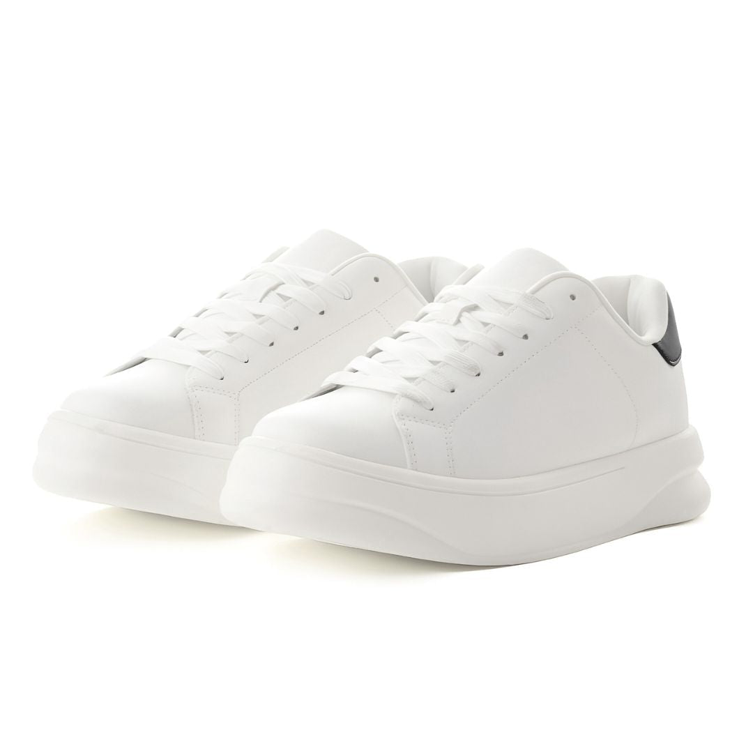 ZARA MONOCHROME CHUNKY SOLE SNEAKERS 2255-120-WHTBLK