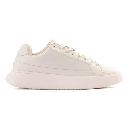 ZARA MONOCHROME CHUNKY SOLE SNEAKERS - OFFWHT