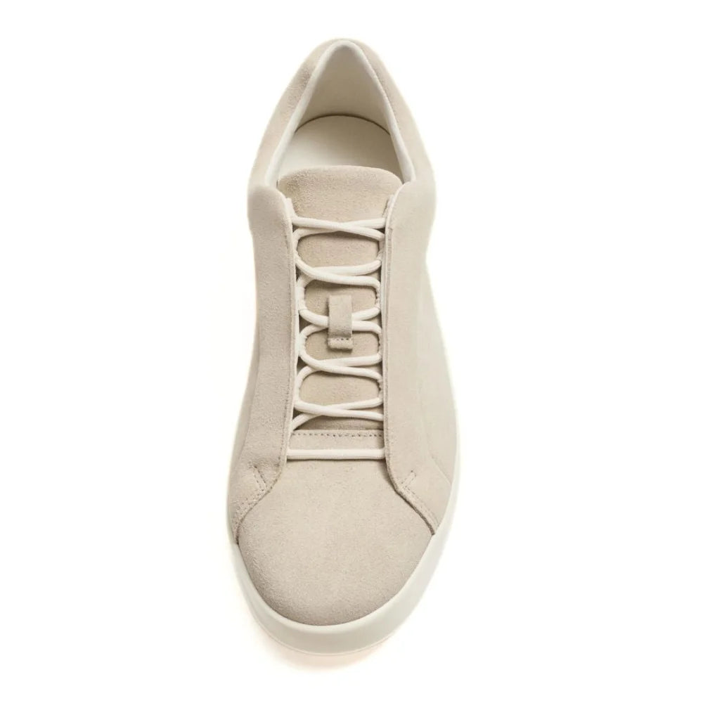 ZARA MONOCHROME SUEDE CHUNKY SOLE SNEAKERS - SND