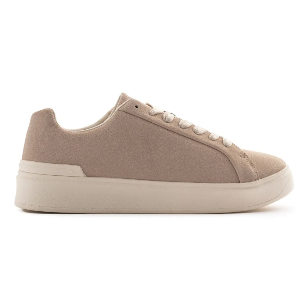 ZARA MONOCHROME SUEDE LEATHER SNEAKERS 2216-320-400-SND - Sand / 40