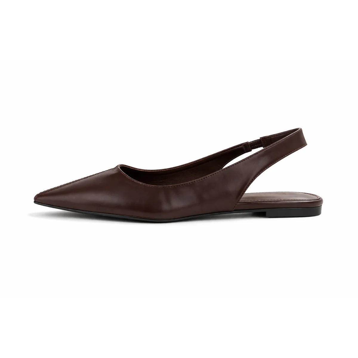 ZARA POINTED BALLET FLATS Sandals Women 923-1 - BRN