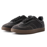 ZARA Retro Leather Sneakers 2246-320-BLK