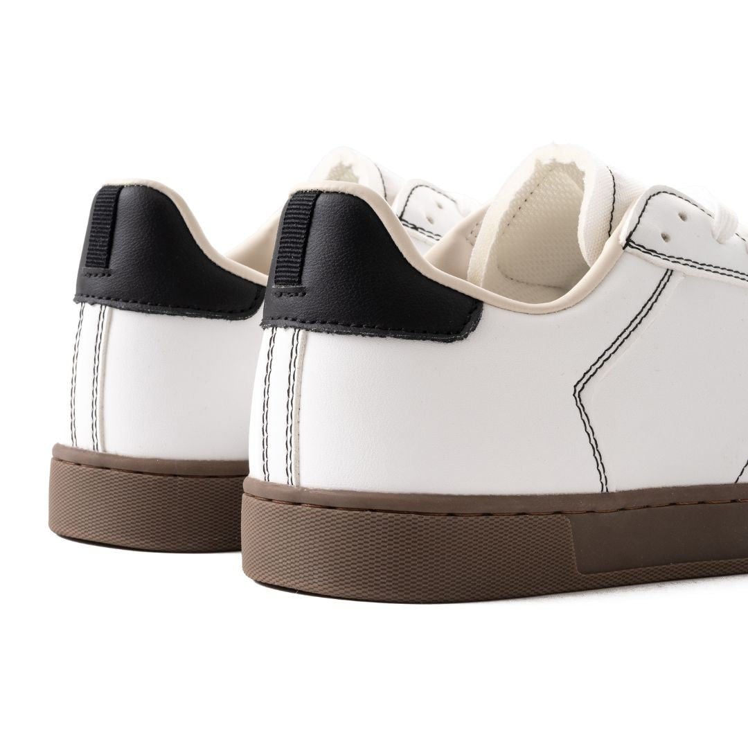 ZARA Retro Leather Sneakers 2246-320-WHT