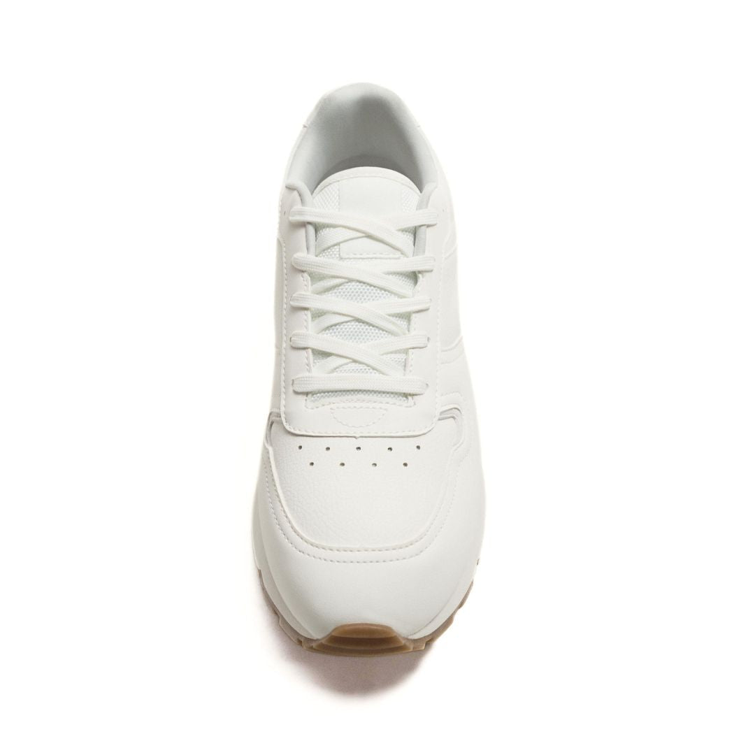ZARA Retro Leather Trainer Men 2312-520-WHT