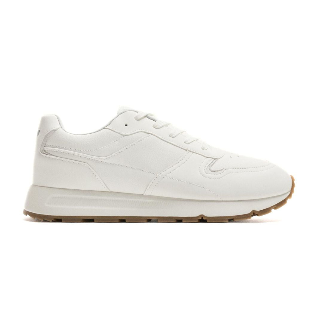 ZARA Retro Leather Trainer Men 2312-520-WHT - White / 39