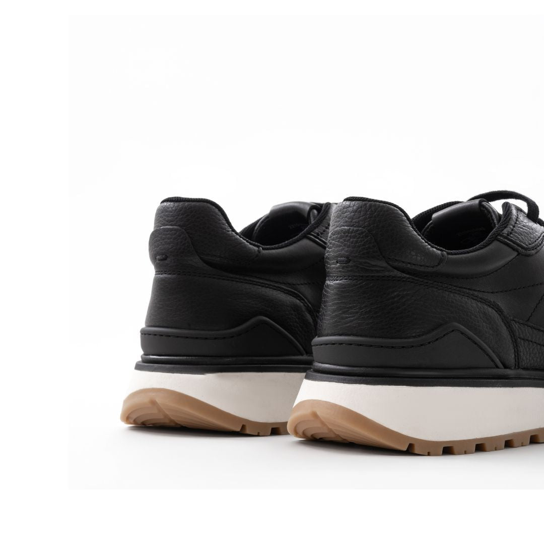 ZARA Retro Leather Trainer Men 2315-920-BLK